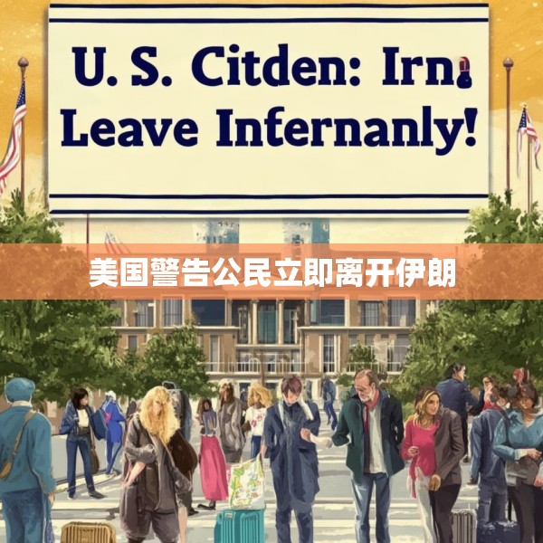 美国警告公民立即离开伊朗