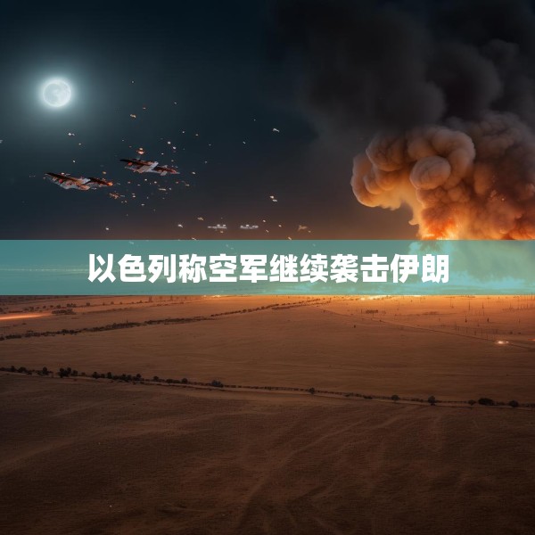 以色列称空军继续袭击伊朗