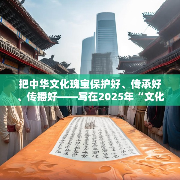 把中华文化瑰宝保护好、传承好、传播好——写在2025年“文化和自然遗产日”之际