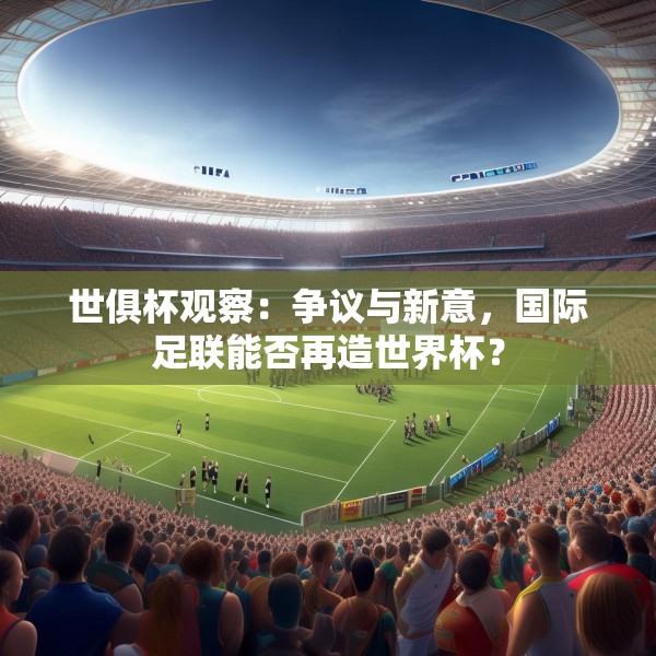 世俱杯观察：争议与新意，国际足联能否再造世界杯？