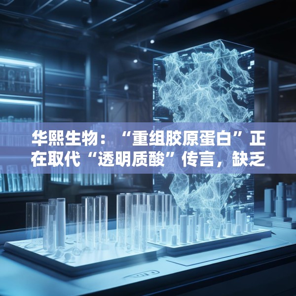 华熙生物：“重组胶原蛋白”正在取代“透明质酸”传言，缺乏真实数据支持
