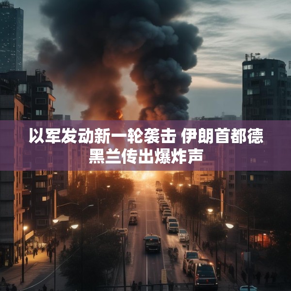 以军发动新一轮袭击 伊朗首都德黑兰传出爆炸声