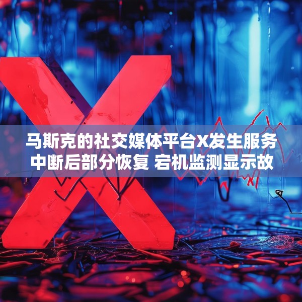 马斯克的社交媒体平台X发生服务中断后部分恢复 宕机监测显示故障峰值超万例