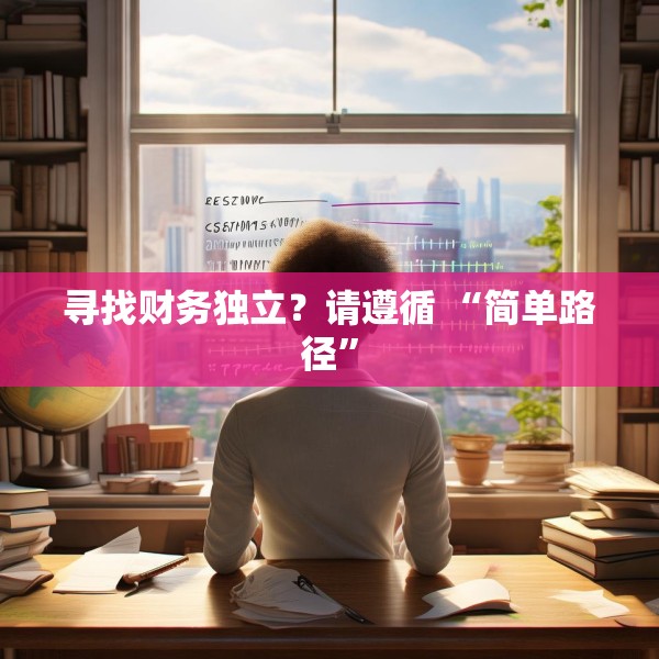 寻找财务独立？请遵循 “简单路径”