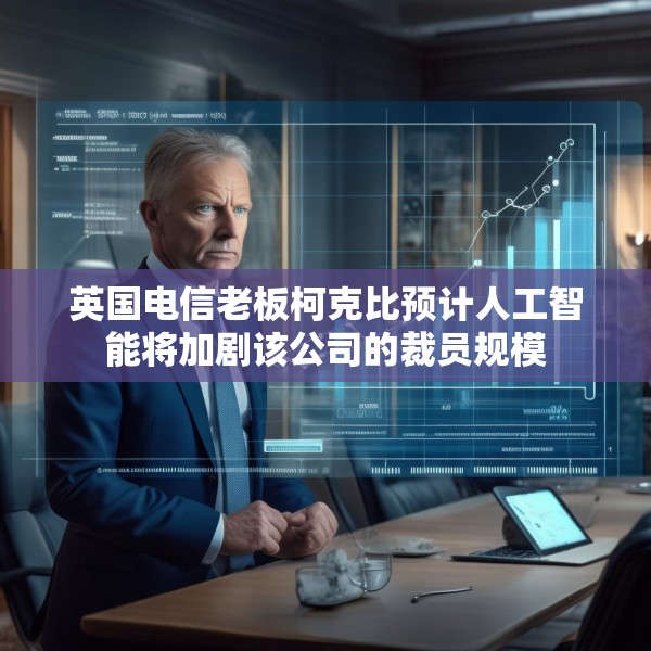 英国电信老板柯克比预计人工智能将加剧该公司的裁员规模
