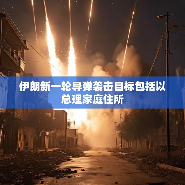 伊朗新一轮导弹袭击目标包括以总理家庭住所