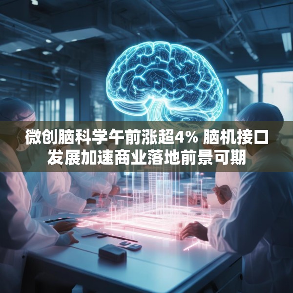 微创脑科学午前涨超4% 脑机接口发展加速商业落地前景可期